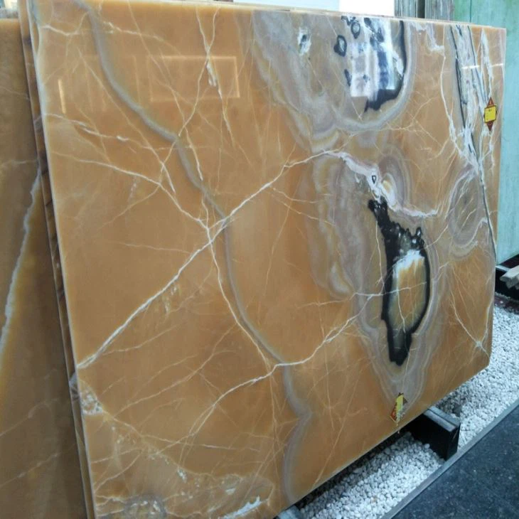 Yellow onyx stone
