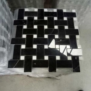 Košara vezavi Nero Marquina mozaik
