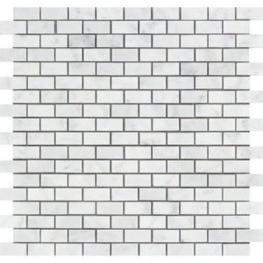Carrara bela mozaik ploščice