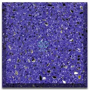 Precast Blue Terrazzo Stone