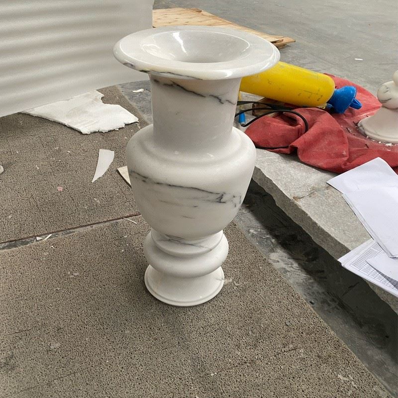 Fragrant Snow Plum Marble Interior Vase factory